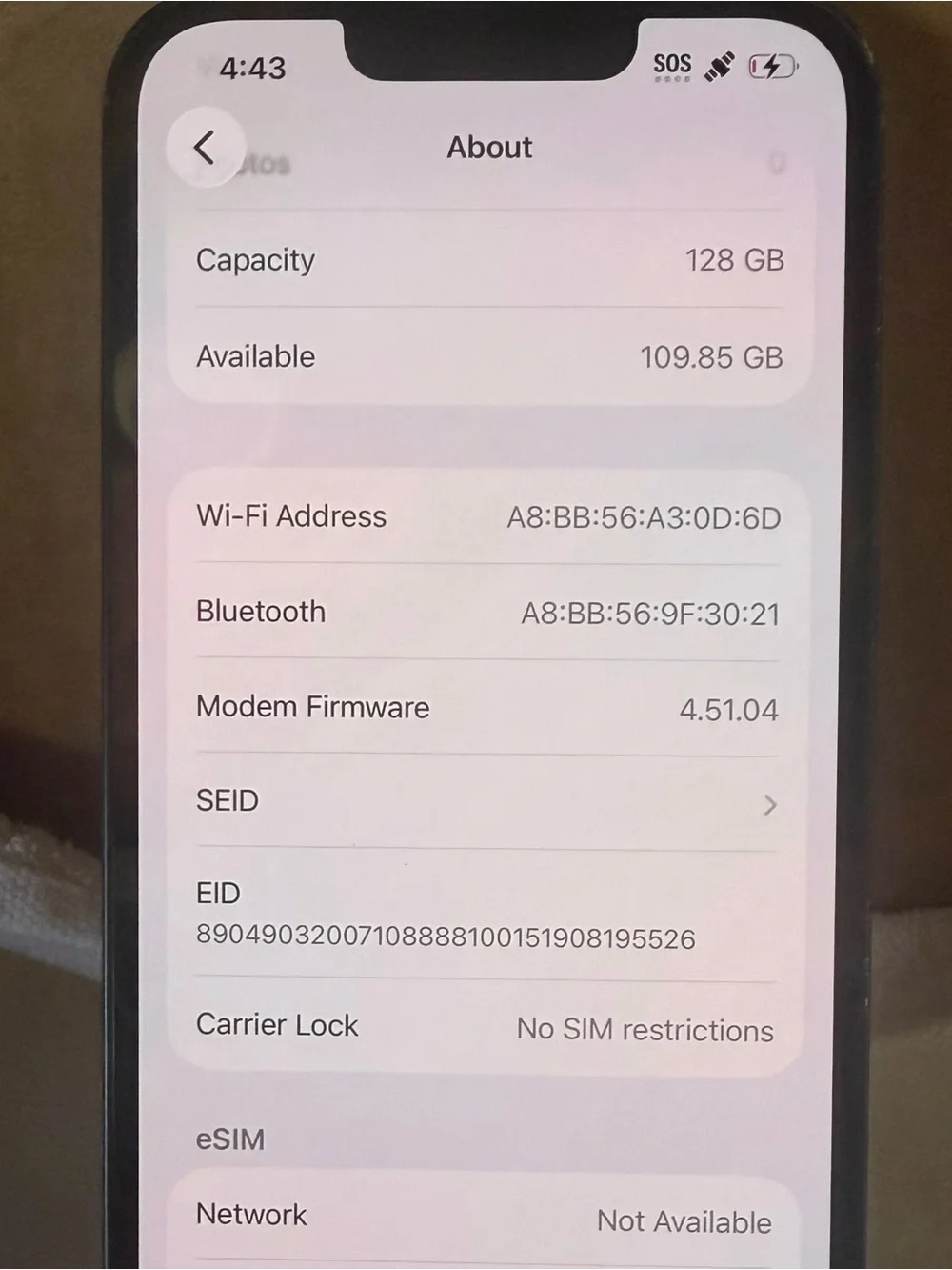 Apple iPhone 14 Midnight 128GB UnLocked